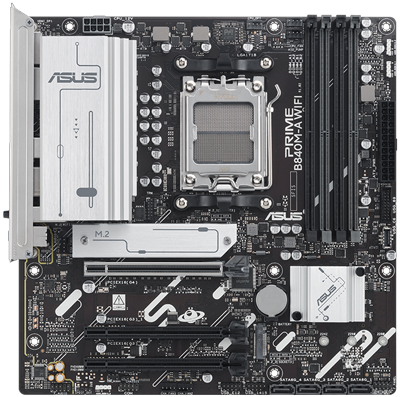 ASUS PRIME B840M-A WiFi AM5 DDR5 PCIe 4.0 mATX Motherboard